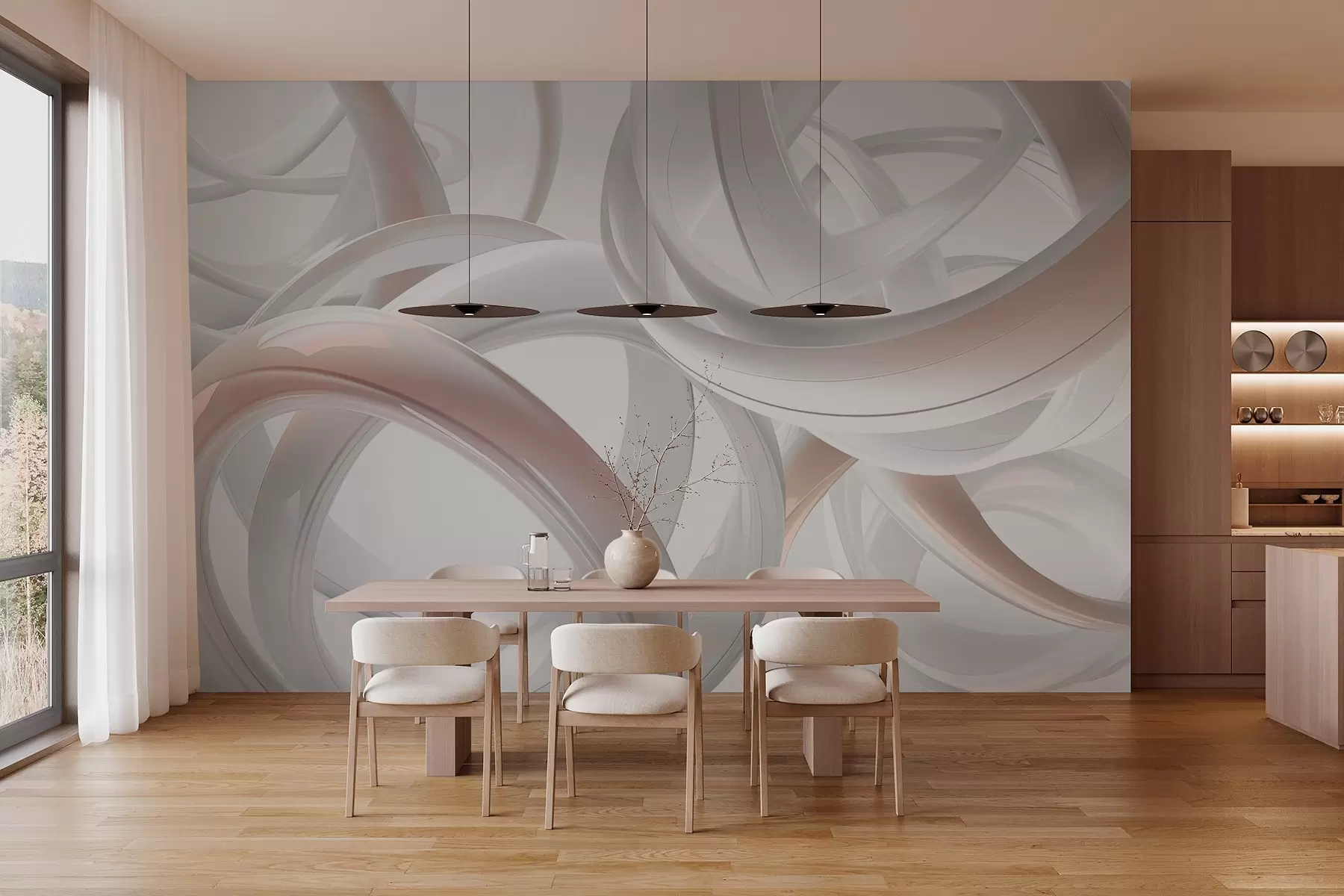 murais de parede Figura abstrata w03674v1