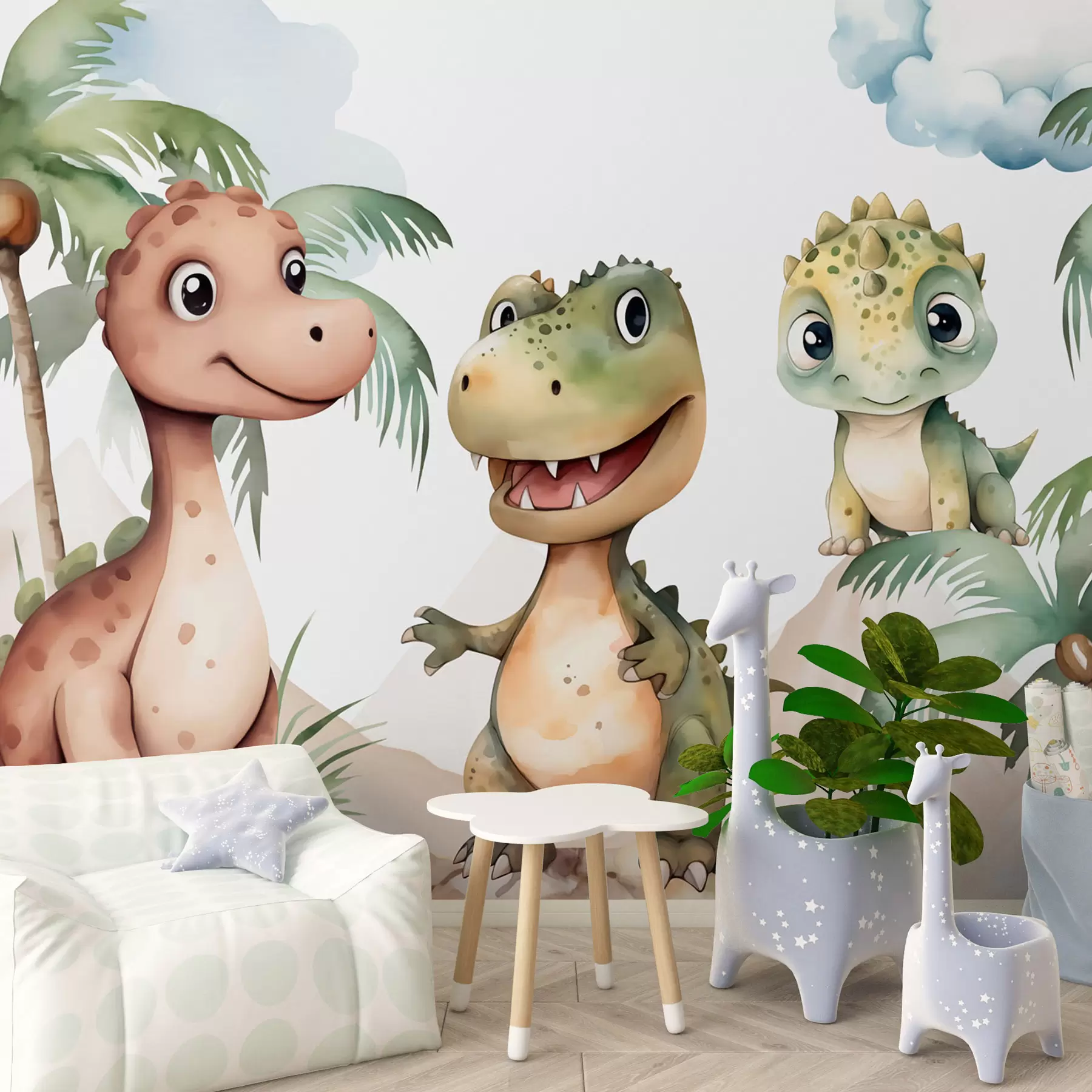 murais de parede Dinossauros w03675