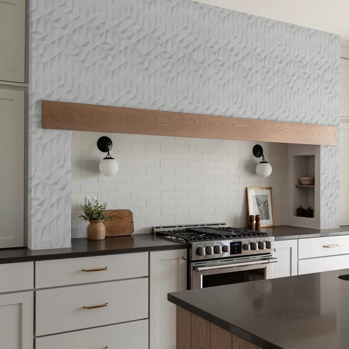 Papel de parede Padrões geométricos em cores claras a00057