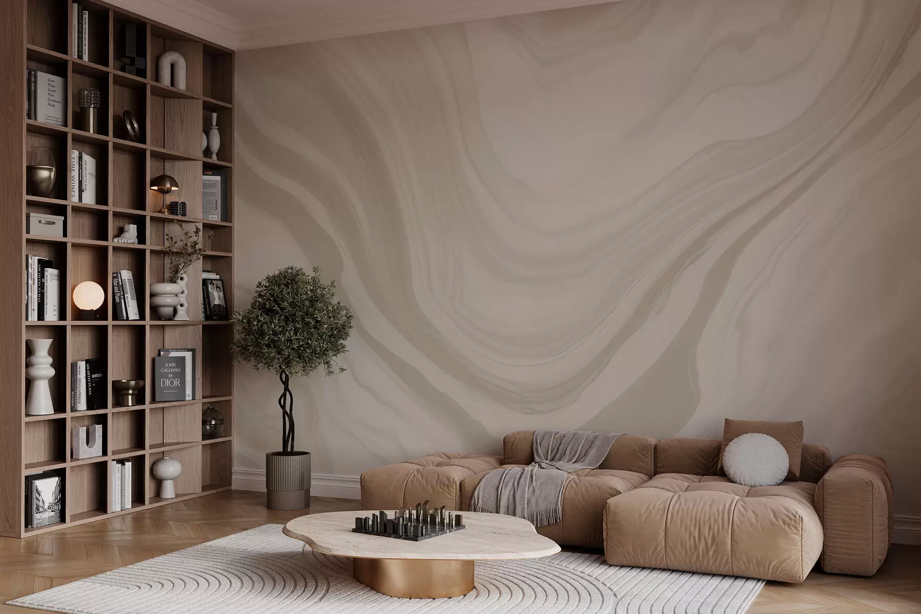 murais de parede Ondas abstratas w03744v1