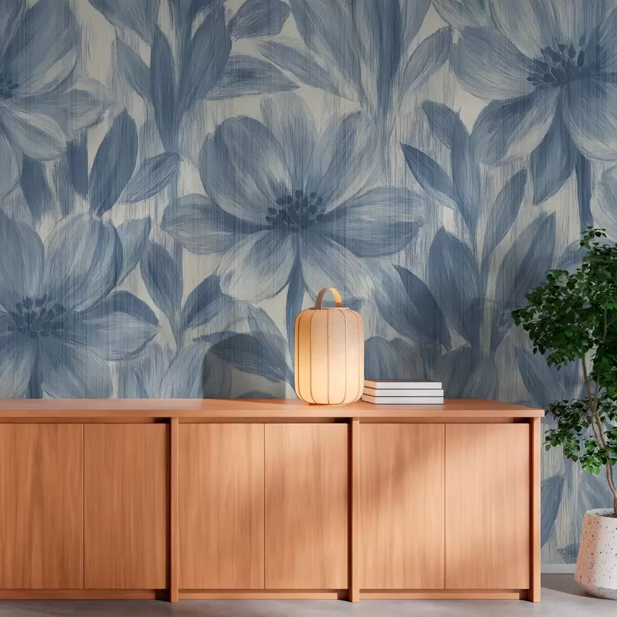 murais de parede Flores em aquarela com estilo w03821