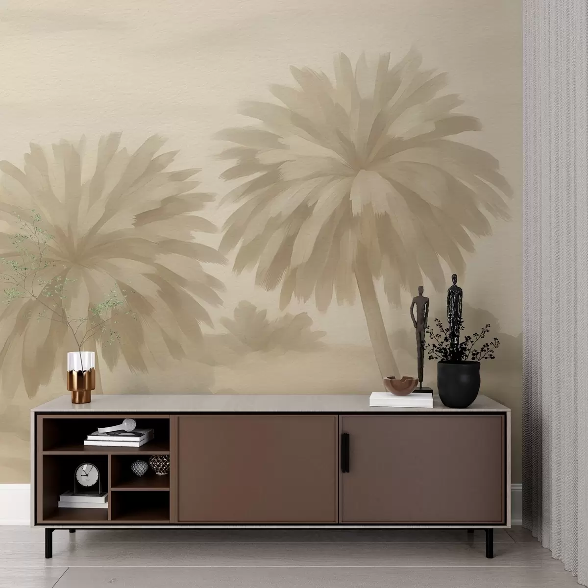 murais de parede Paisagem em aquarela w03824v1