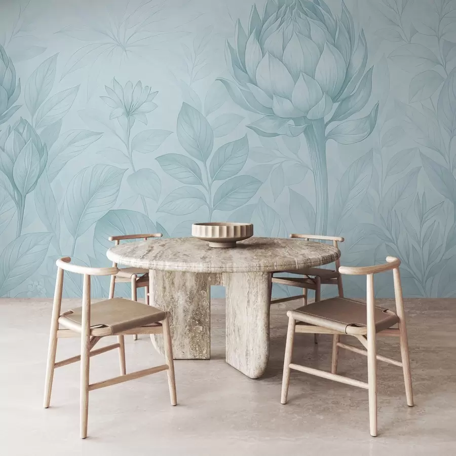 murais de parede Um delicado buquê de várias plantas w03825v1