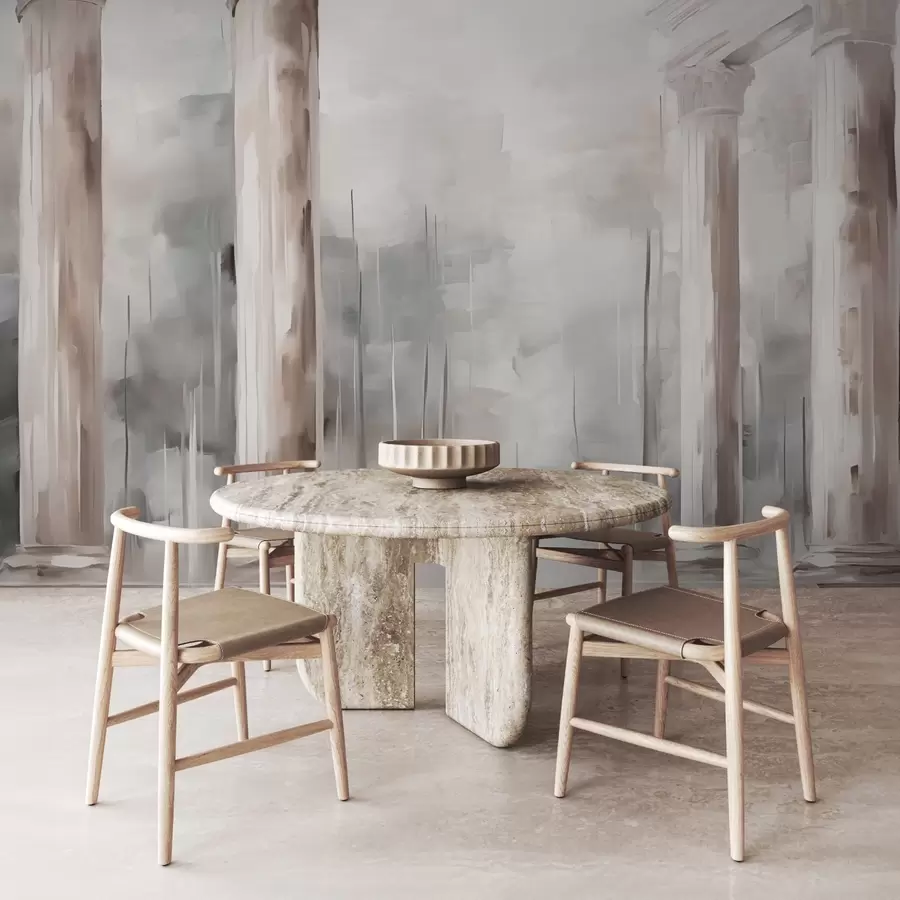 murais de parede Colunas abstratas imitação de pintura w03844v1