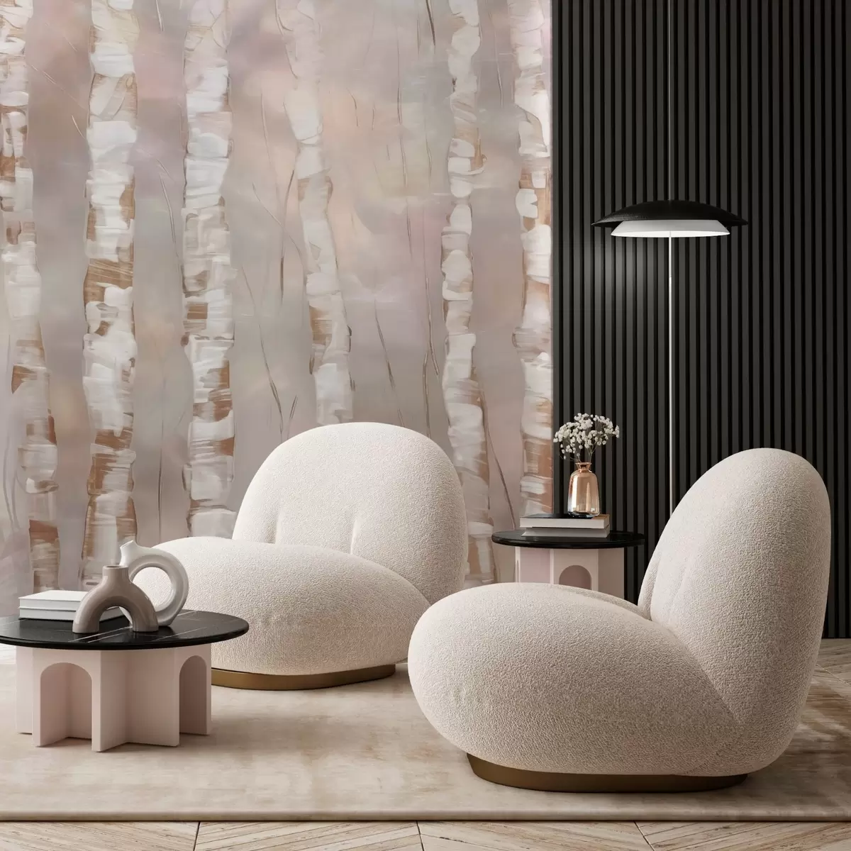 murais de parede Árvores abstratas w03851