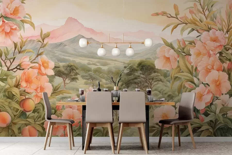 murais de parede Vista para a montanha w03967
