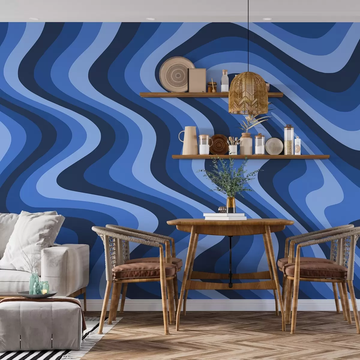 murais de parede Ondas mágicas w03971v1