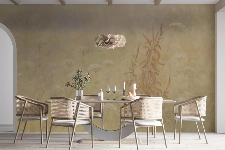 murais de parede Campo de aquarela w03972