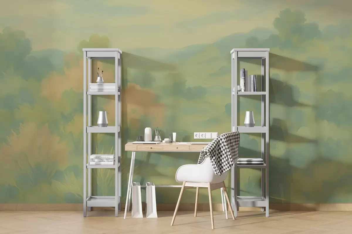 murais de parede Campo delicado w03977