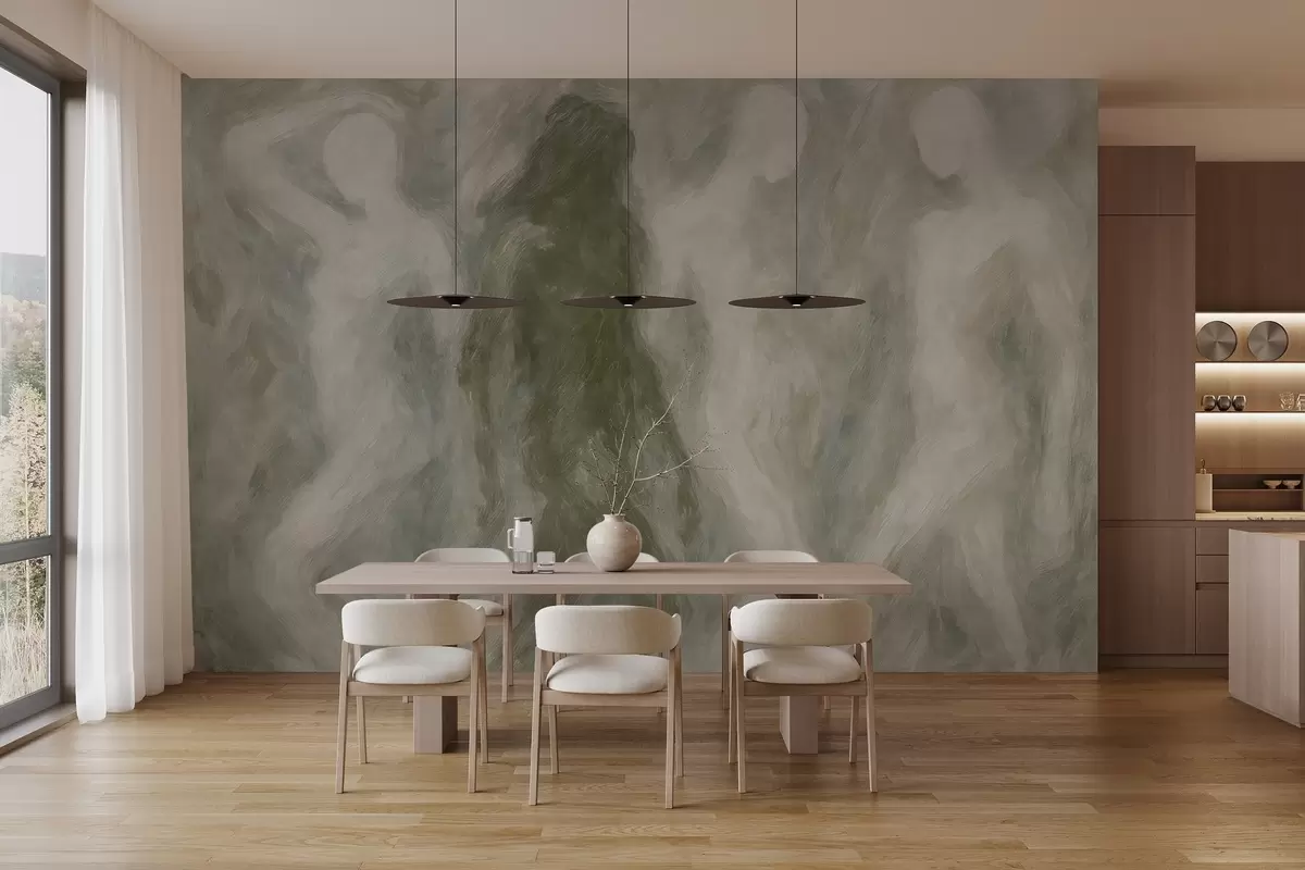 murais de parede Silhuetas abstratas w03982v2