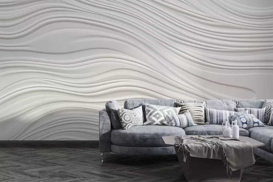 murais de parede Ondas volumétricas w03923