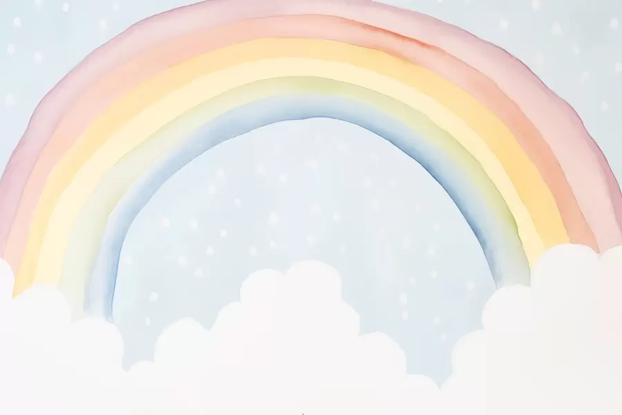 murais de parede Arco-íris w03924