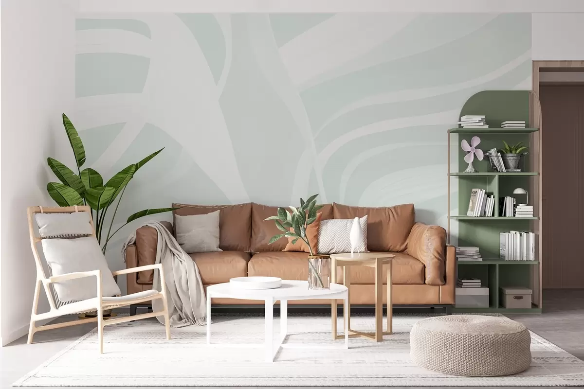 murais de parede Linhas suaves w04041v2