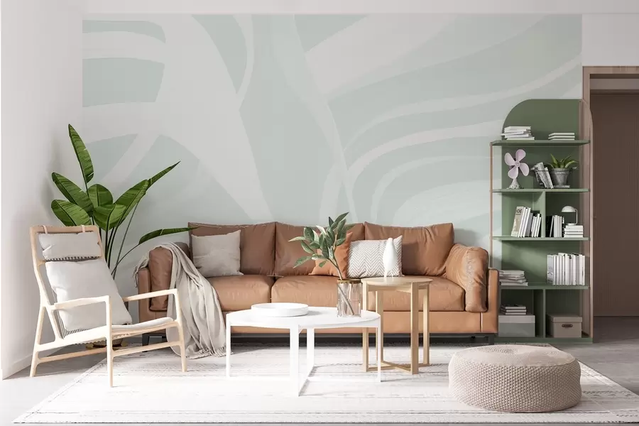 murais de parede Linhas suaves w04041v2