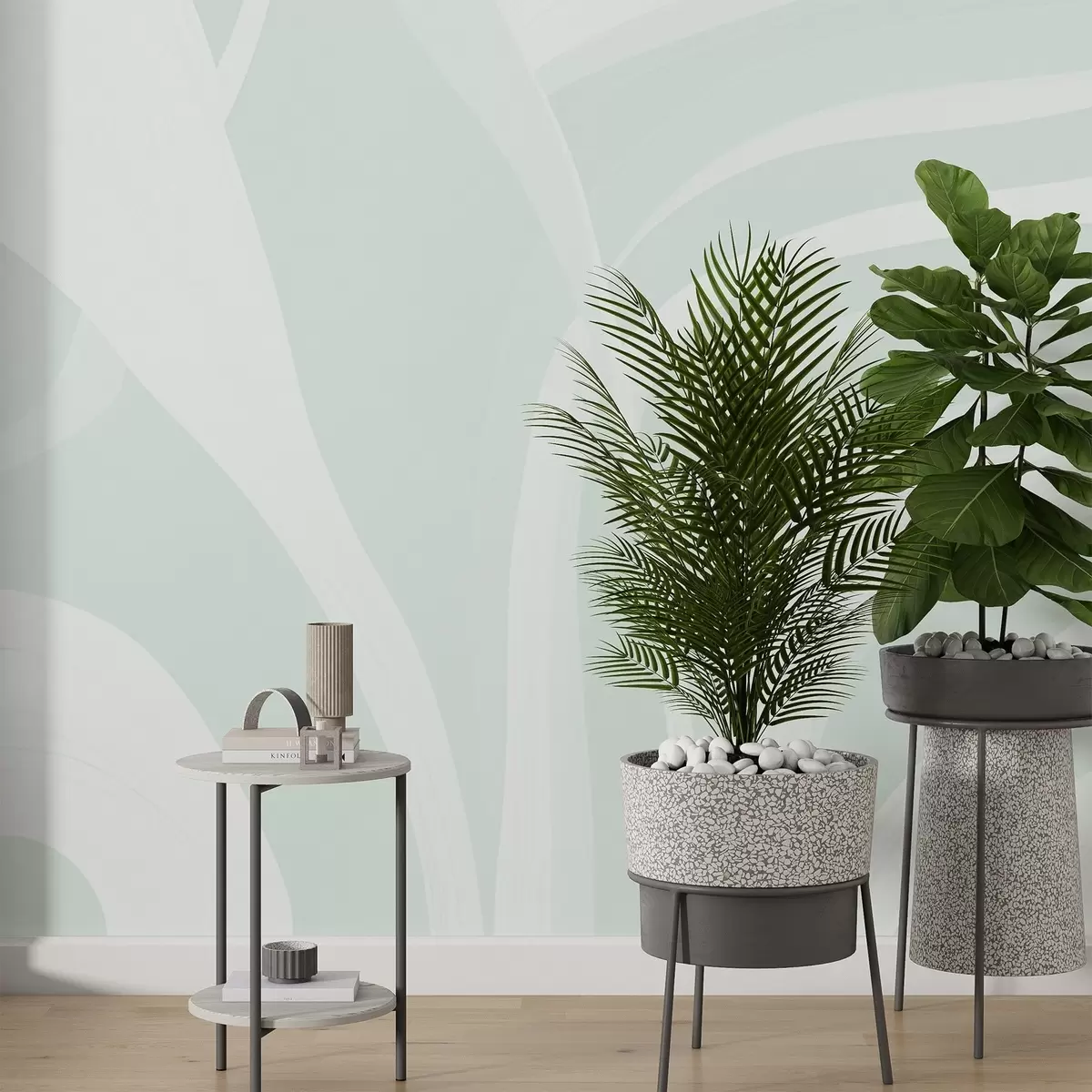 murais de parede Linhas suaves w04041v2