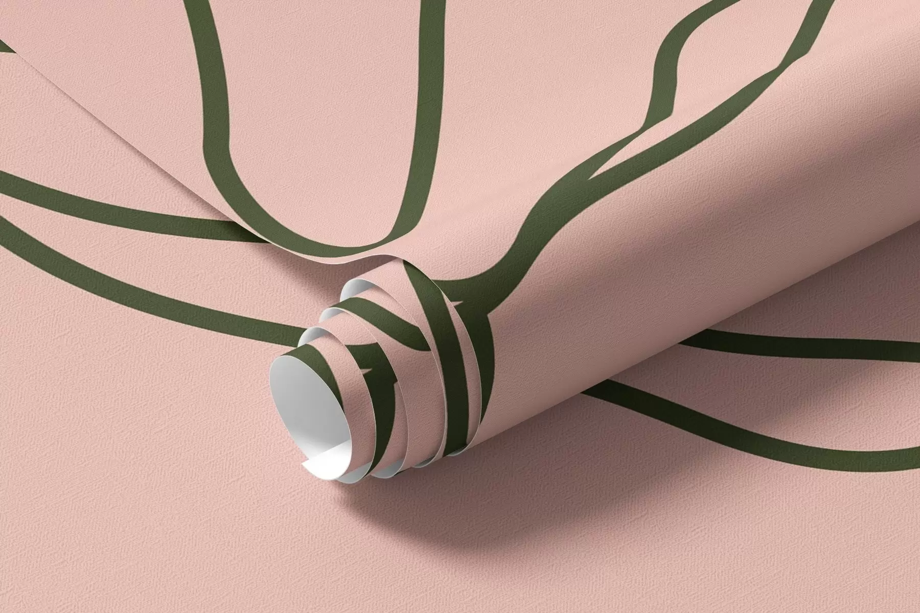 murais de parede Linhas de flores delicadas w09167v1