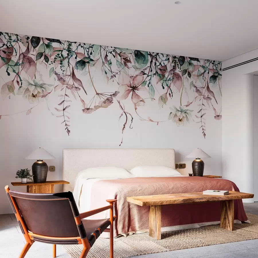 murais de parede Flores espalhadas w09170