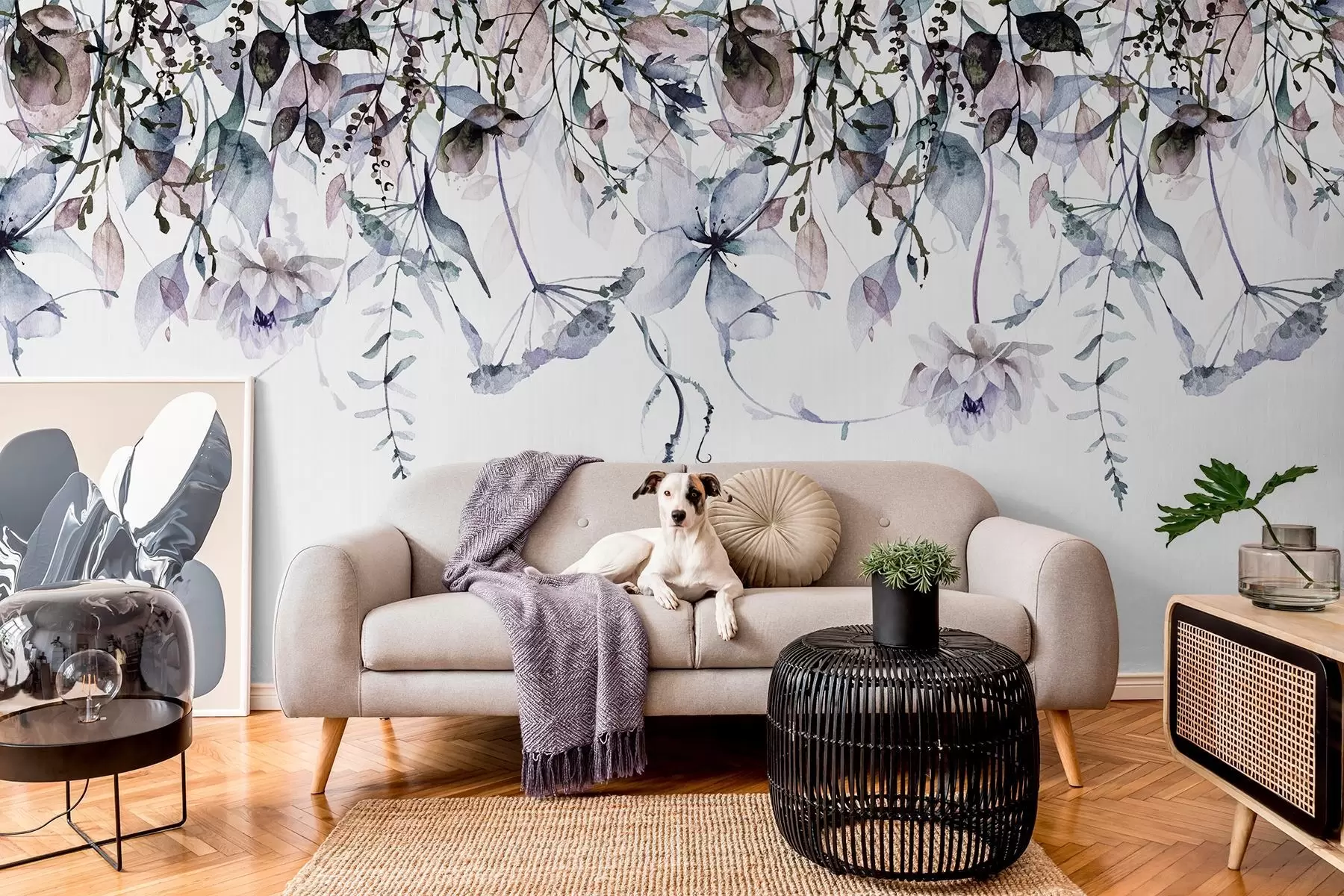 murais de parede Flores espalhadas w09170v1