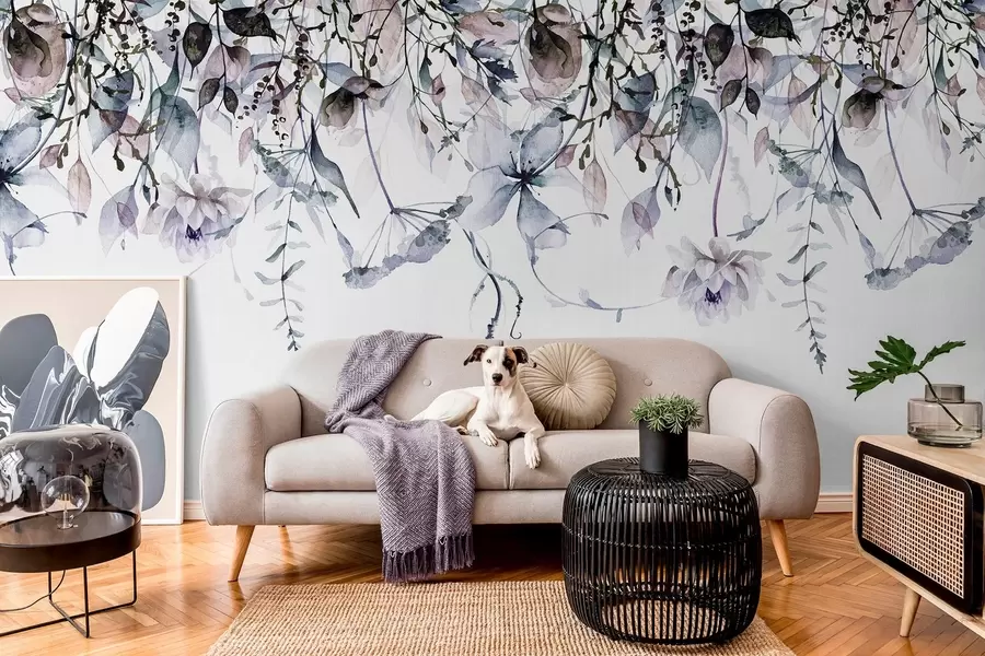 murais de parede Flores espalhadas w09170v1