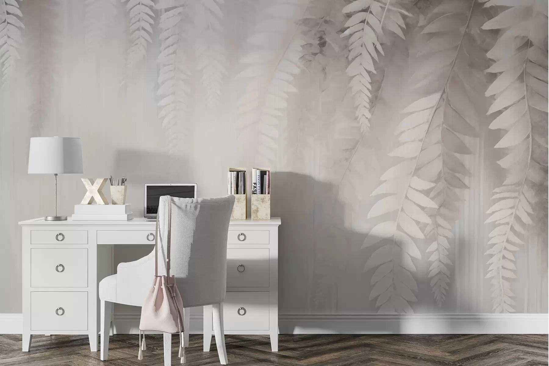 murais de parede Folhas caindo w09176v2