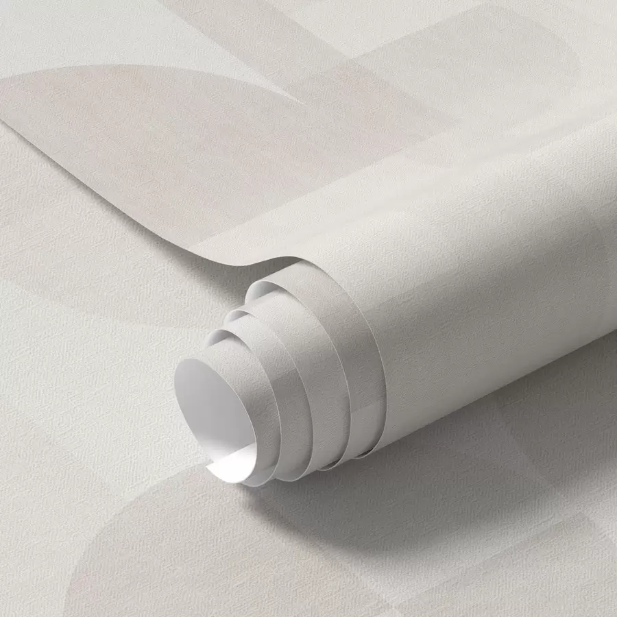 murais de parede Geometria minimalista em uma paleta de creme claro a00189