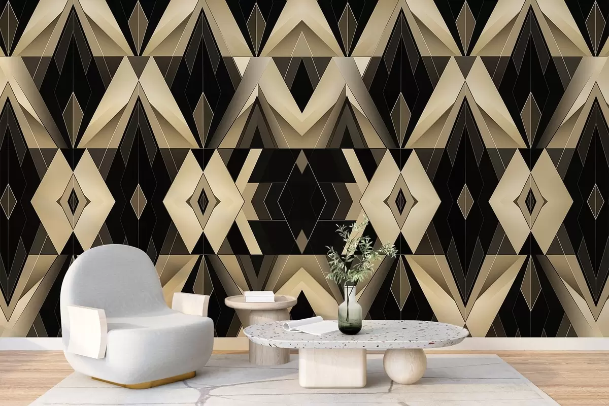 murais de parede Formas geométricas abstratas w04126