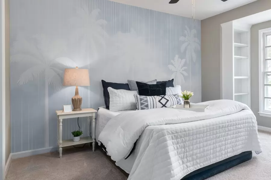 murais de parede Neblina com palmeiras w04180v1