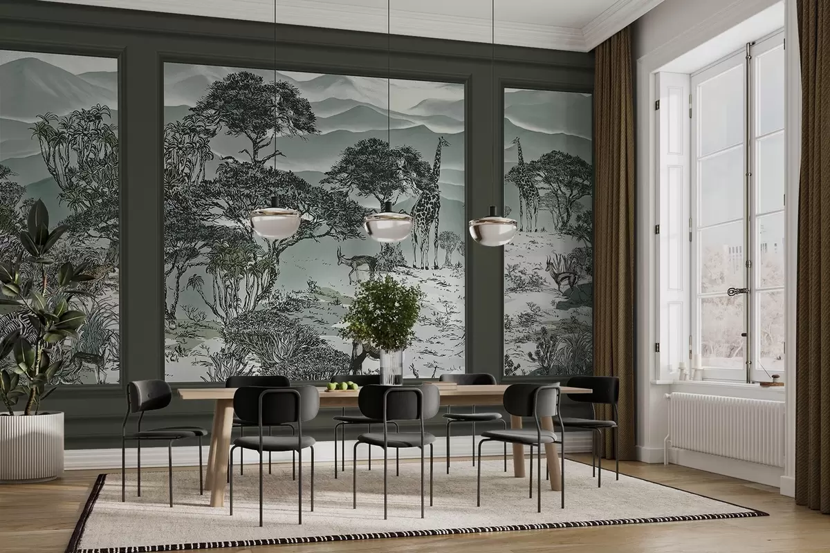 murais de parede Animais africanos w09230v1