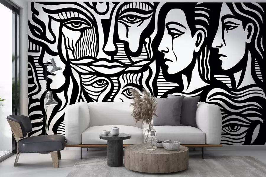 murais de parede Anatomia abstrata w04191