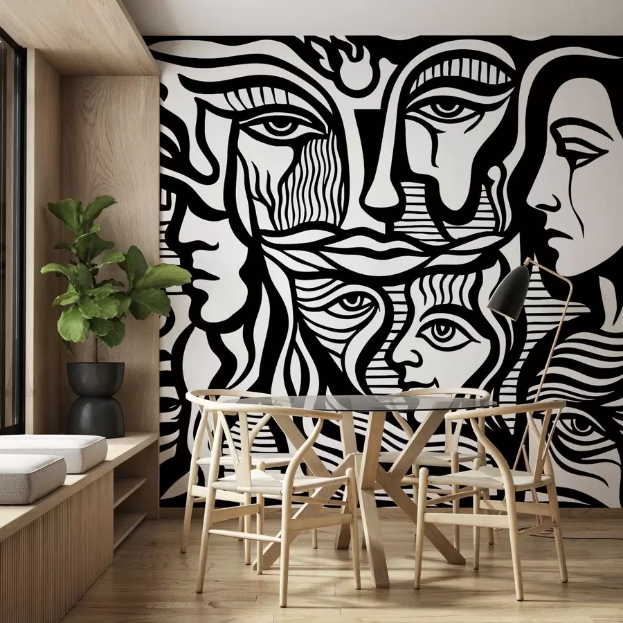 murais de parede Anatomia abstrata w04191