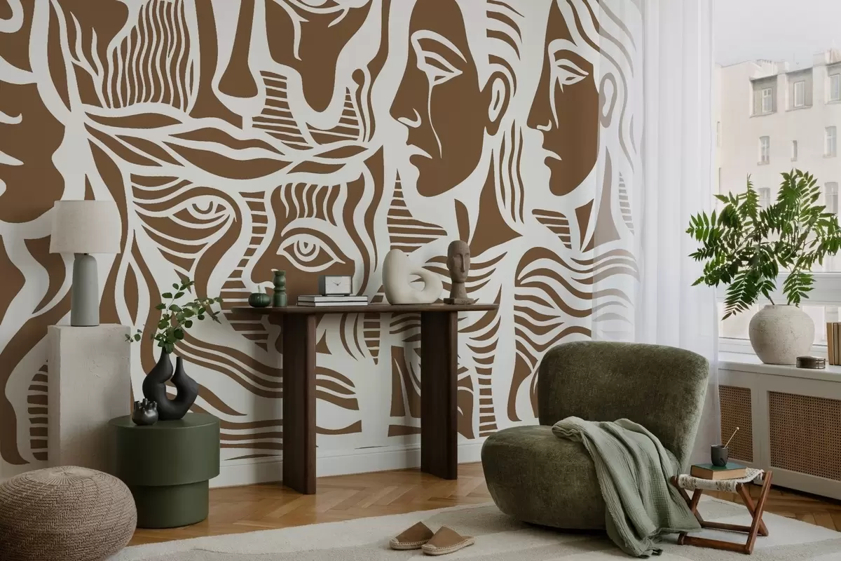 murais de parede Anatomia abstrata w04191v1