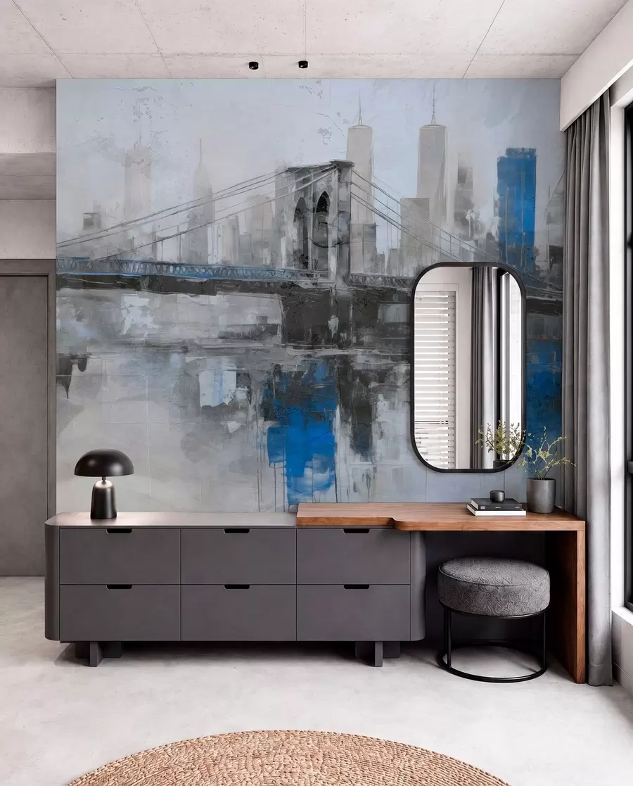 murais de parede Loftscape urbano w04192v1
