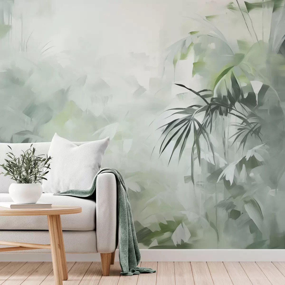 murais de parede Pintura de imitação da selva w04265