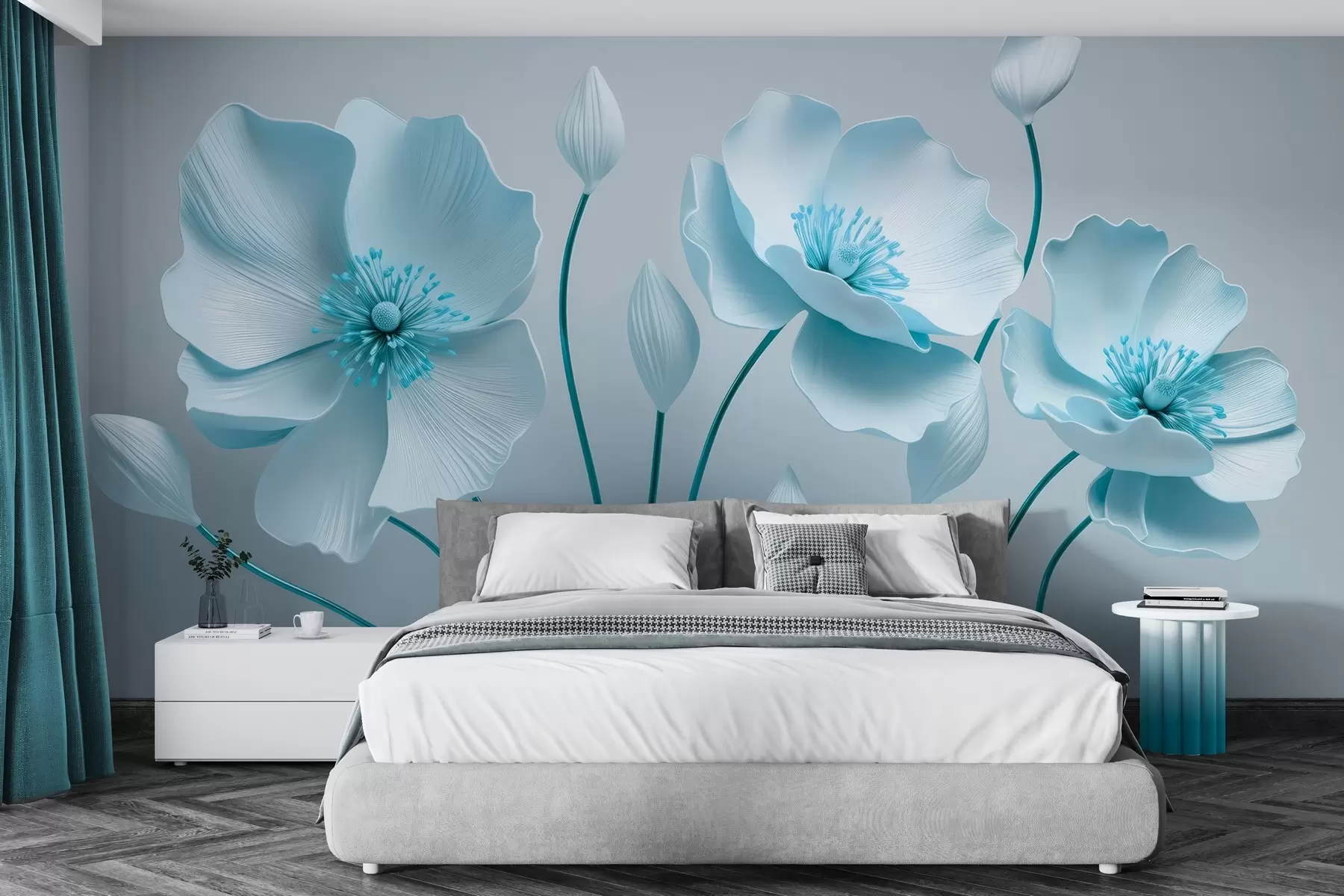 murais de parede Flores graciosas w04248v1