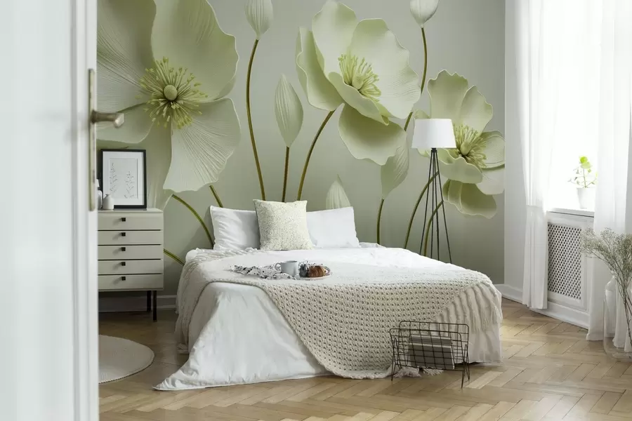 murais de parede Flores graciosas w04248v2