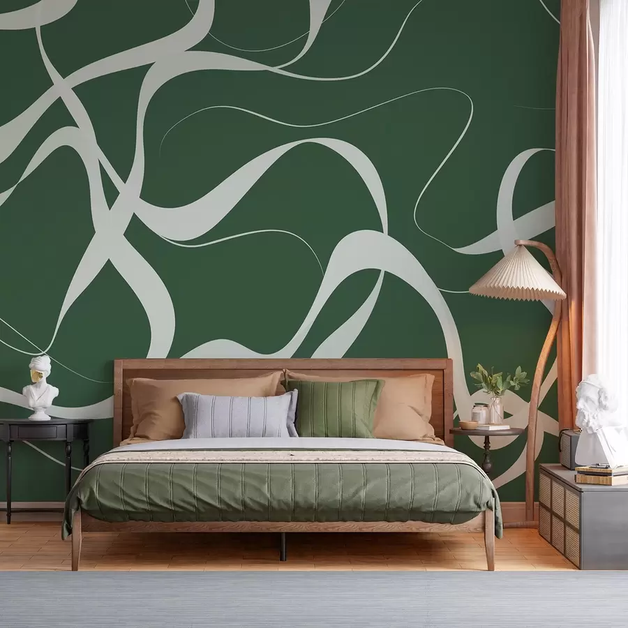 murais de parede Linhas onduladas w04223v2