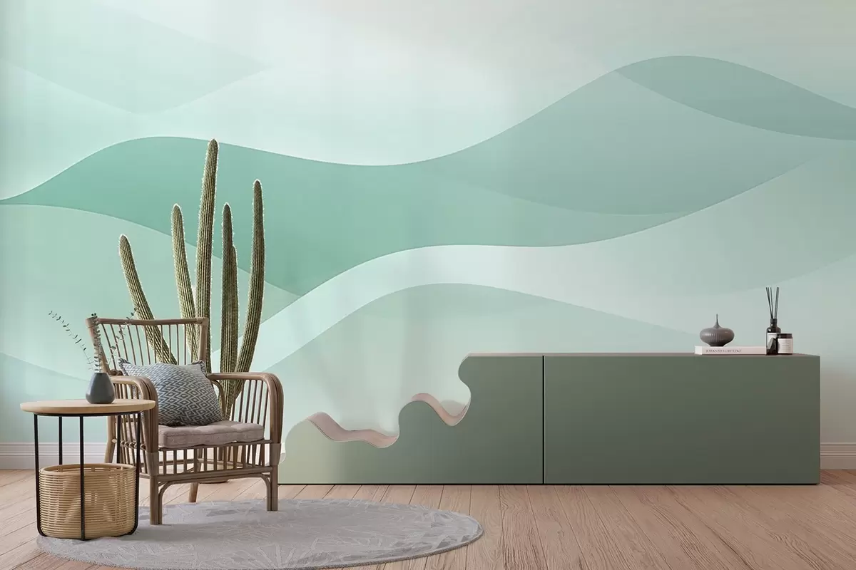 murais de parede Ondas abstratas w04288v1