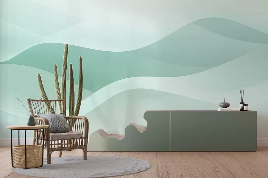 murais de parede Ondas abstratas w04288v1