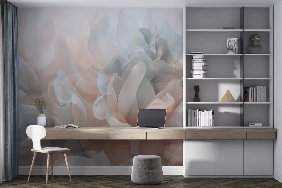 murais de parede Flores semitransparentes w04320v1