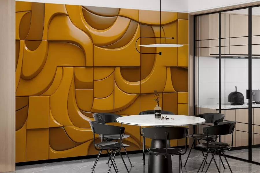 murais de parede Parede com relevo pintado w04321