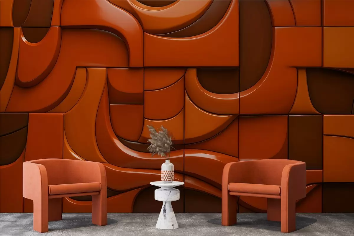 murais de parede Parede com relevo pintado w04321v1