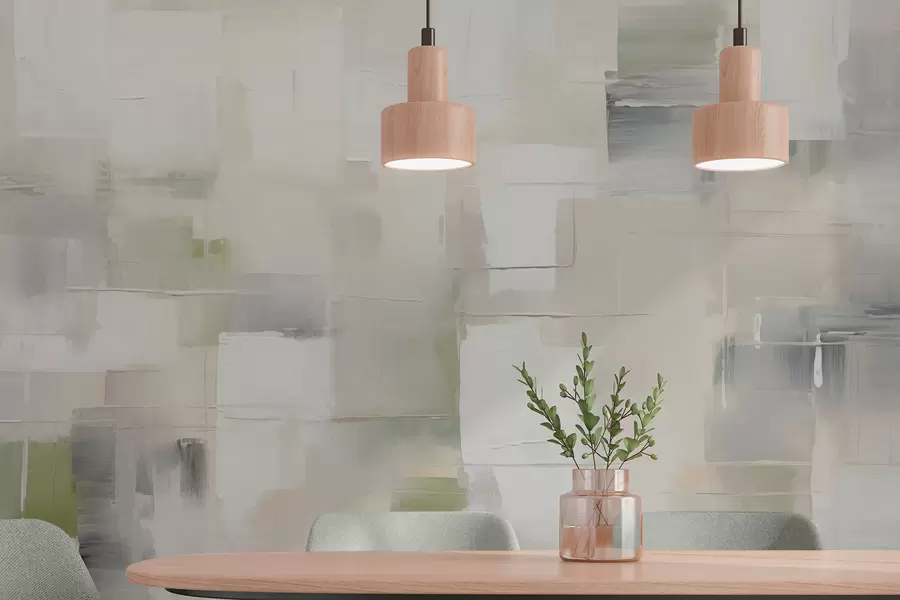 murais de parede Abstração imitação de pinceladas w04354