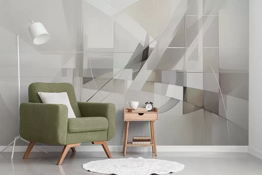 murais de parede Geometria abstrata w04380v1