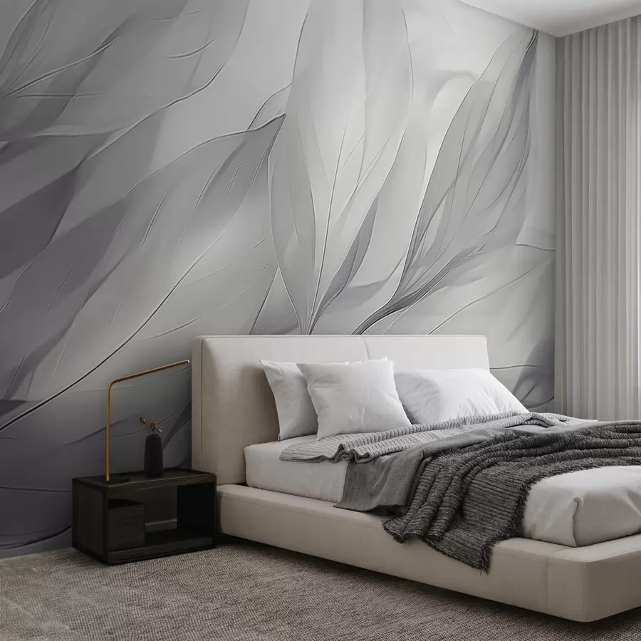 murais de parede Folhas transparentes w04376