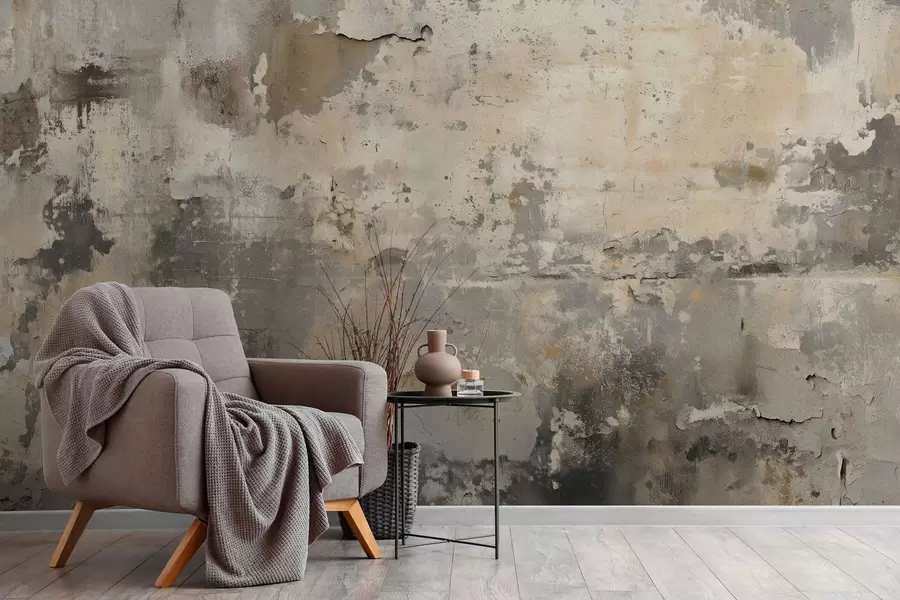murais de parede imitação de uma parede antiga texturizada w04311