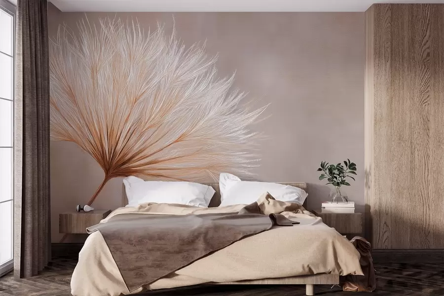 murais de parede Flor em tons pastéis w04422