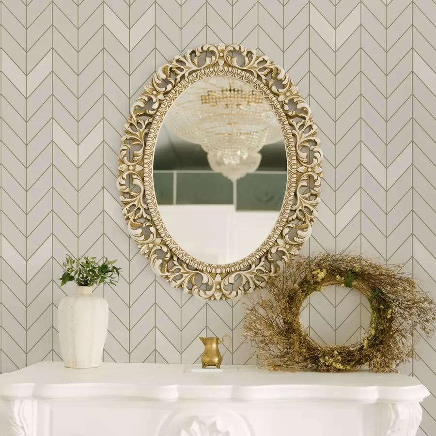 murais de parede Padrão geométrico com linhas finas a00487