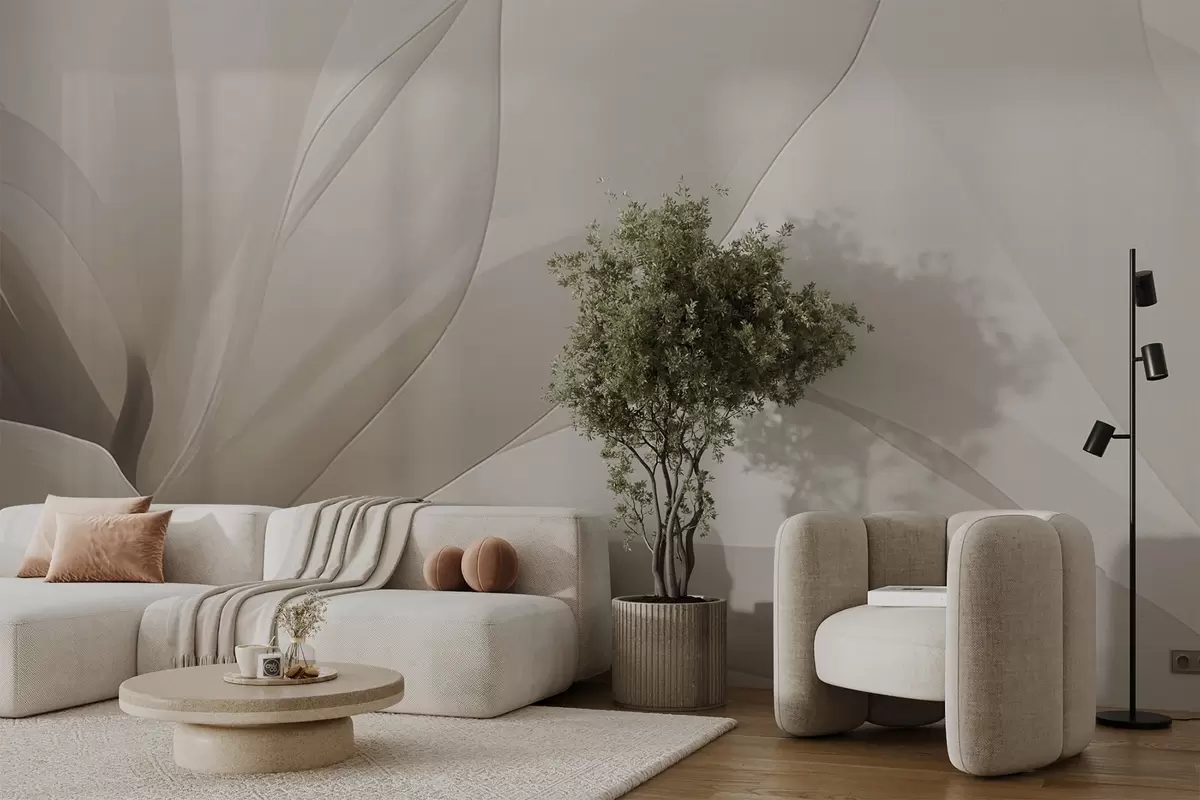 murais de parede Flor abstrata w04435