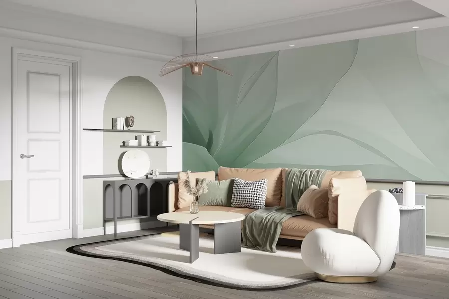 murais de parede Flor abstrata w04435v1