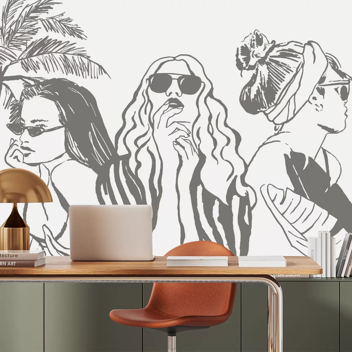 murais de parede Meninas w04463v1